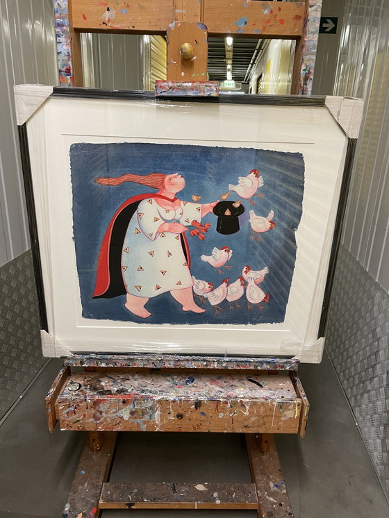 Image 1 of Ada Breedveld - Zauberer - Siebdruck