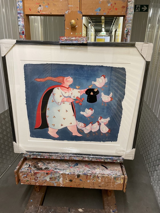 Image 1 of Ada Breedveld - Zauberer - Siebdruck