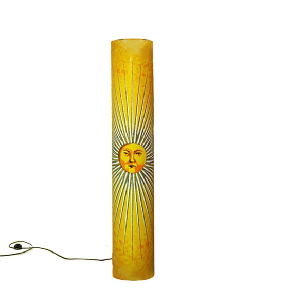 Image 1 of Wunderschöne Stehlampe „Sun“ aus den 1990er Jahren von Piero Fornasetti für Antonangeli