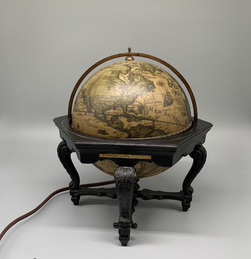 Vintage Globus Lampe