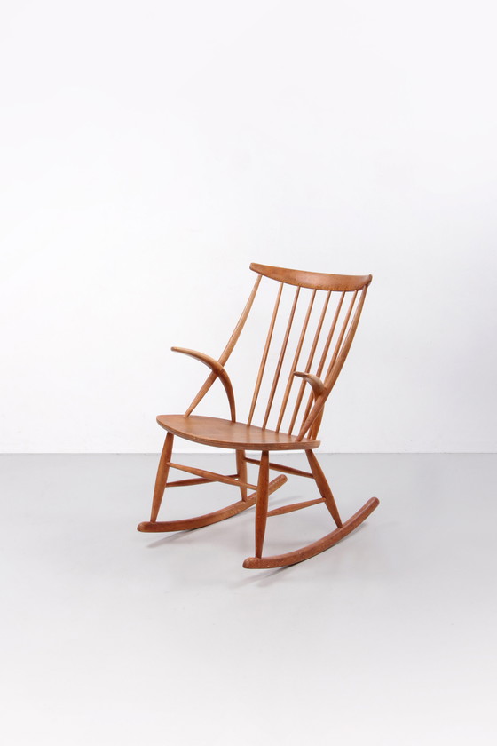 Image 1 of Schaukelstuhl von Illum Wrapso und Niels Eilersen