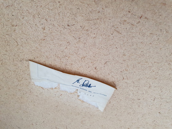 Image 1 of Brutalist Vintage Wandpaneele aus Metall im geometrischen Stil der 60er Jahre