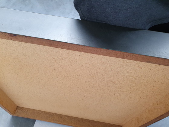 Image 1 of Brutalist Vintage Wandpaneele aus Metall im geometrischen Stil der 60er Jahre