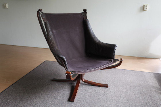 Image 1 of 2x Vatne Møbler Sigurd Ressell Stühle mit hoher Rückenlehne