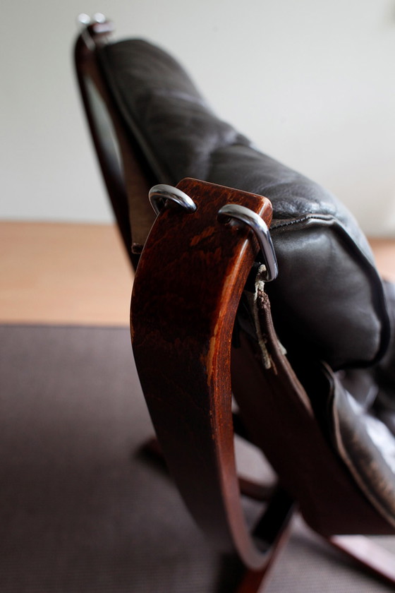 Image 1 of 2x Vatne Møbler Sigurd Ressell Stühle mit hoher Rückenlehne