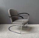 Bruder van der Stroom Dutch Original Modell 414 Gispen Sessel