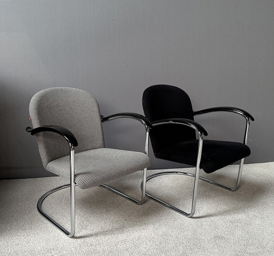 Image 1 of Bruder van der Stroom Dutch Original Modell 414 Gispen Sessel