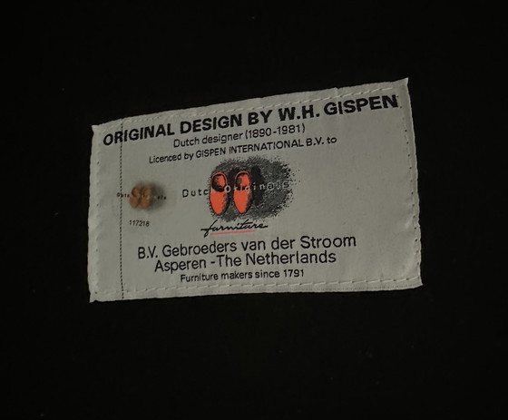 Image 1 of Bruder van der Stroom Dutch Original Modell 414 Gispen Sessel