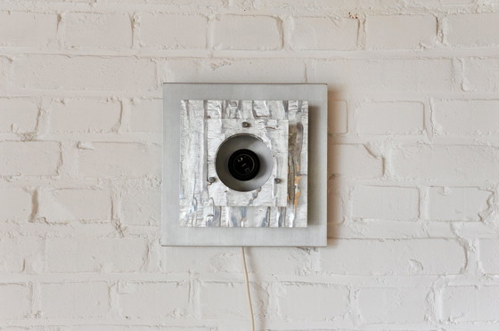 Image 1 of Aluminium 70S Brutalistische Wandleuchte