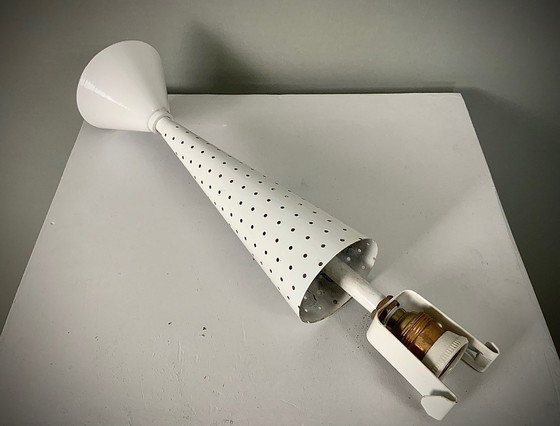 Image 1 of Modernistische Vintage-Hängeleuchte - Holophane -1950