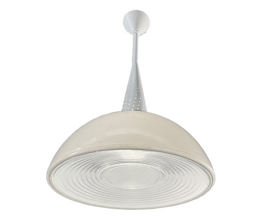 Image 1 of Modernistische Vintage-Hängeleuchte - Holophane -1950