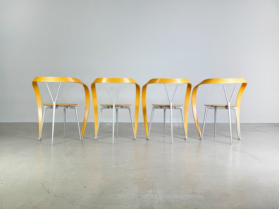 Image 1 of Original 4Er Set Reverse Stühle Cassina Andrea Branzi
