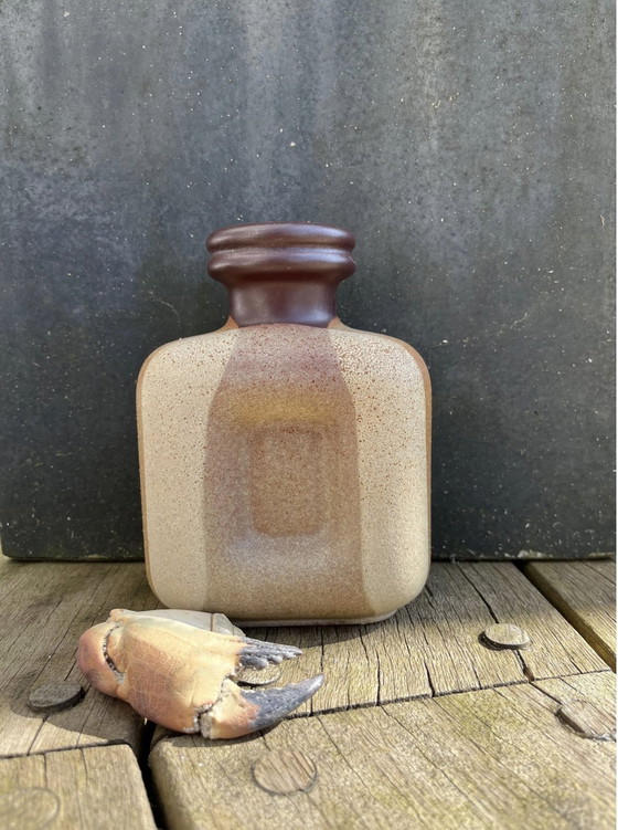 Image 1 of Strehla Keramikvase Strehla, Keramikvase, Vintage, mattiert, 1960er Jahre