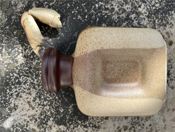 Image 1 of Strehla Keramikvase Strehla, Keramikvase, Vintage, mattiert, 1960er Jahre