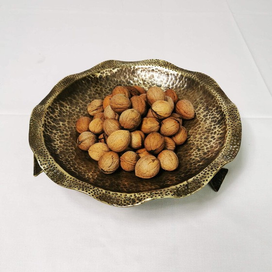 Image 1 of Vintage-Messing-Tablett, Deutschland 1960er Jahre