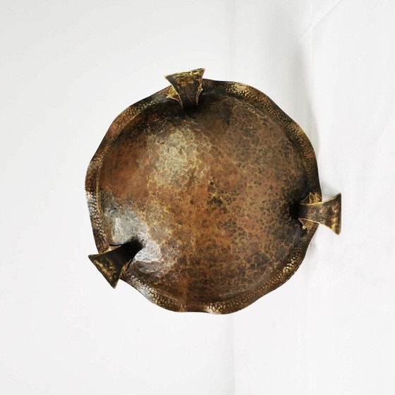 Image 1 of Vintage-Messing-Tablett, Deutschland 1960er Jahre