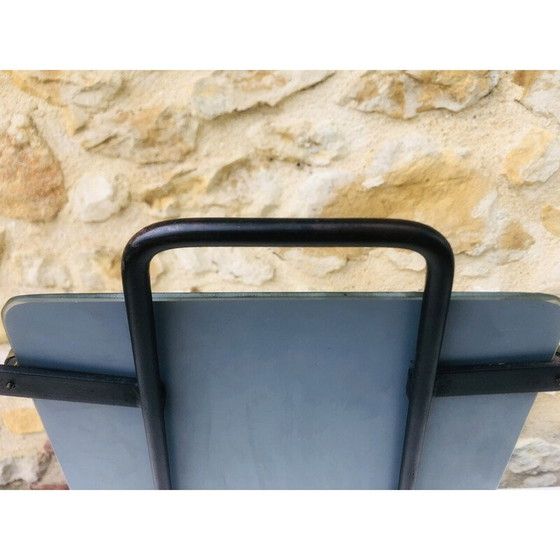 Image 1 of Vintage-Tischspiegel im Friseurstil mit Metallfuß, 1950