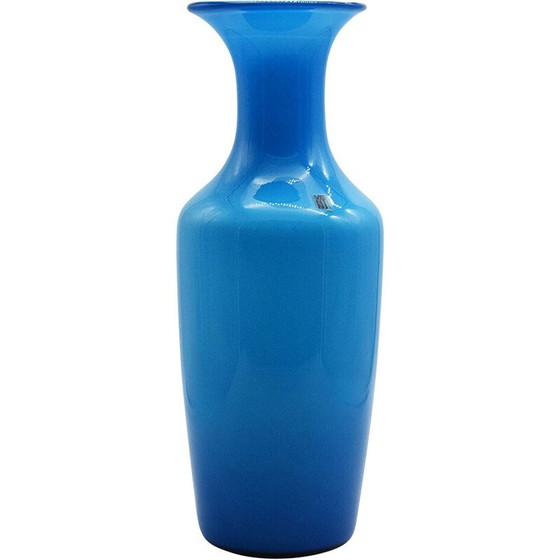 Image 1 of Vintage Opalino Vase von Venini, 1970er Jahre