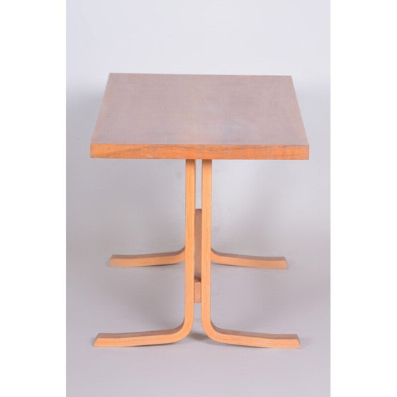 Image 1 of Vintage Holz Couchtisch ovangol, Tschechoslowakei 1960
