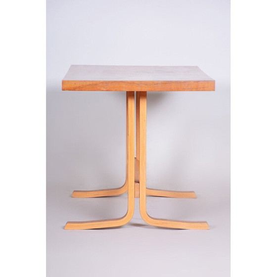 Image 1 of Vintage Holz Couchtisch ovangol, Tschechoslowakei 1960