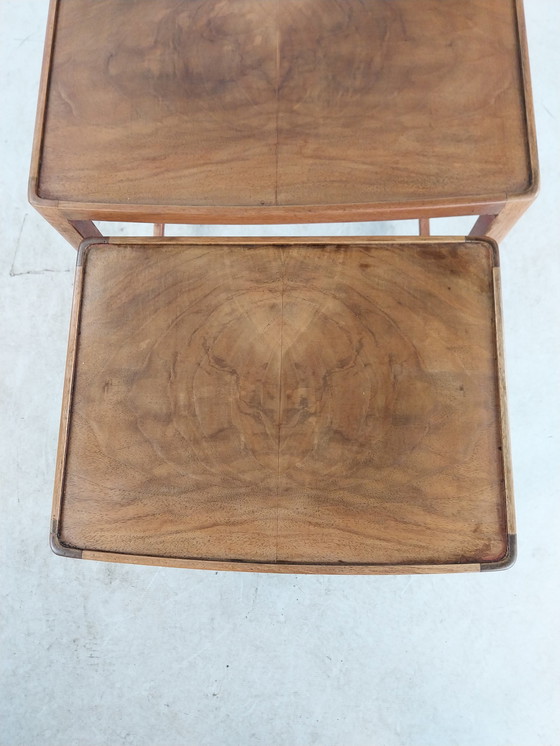 Image 1 of 1 X Mini Set Nesting Tables Danish Teak 1960'S.