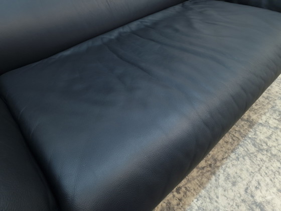 Image 1 of De Sede ds 2011 Zweisitzer klein schwarz Designersofa Ledersofa 