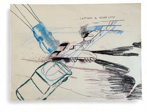     Aurelio Ayela Original Pastellzeichnung Nr. 131/265