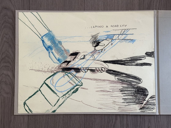 Image 1 of     Aurelio Ayela Original Pastellzeichnung Nr. 131/265