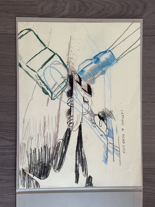     Aurelio Ayela Original Pastellzeichnung Nr. 131/265