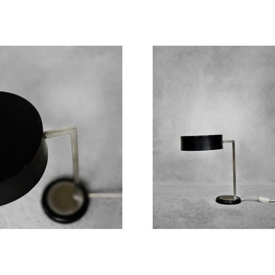 Image 1 of Vintage Schreibtischlampe aus schwarzem Metall, Deutschland 1960