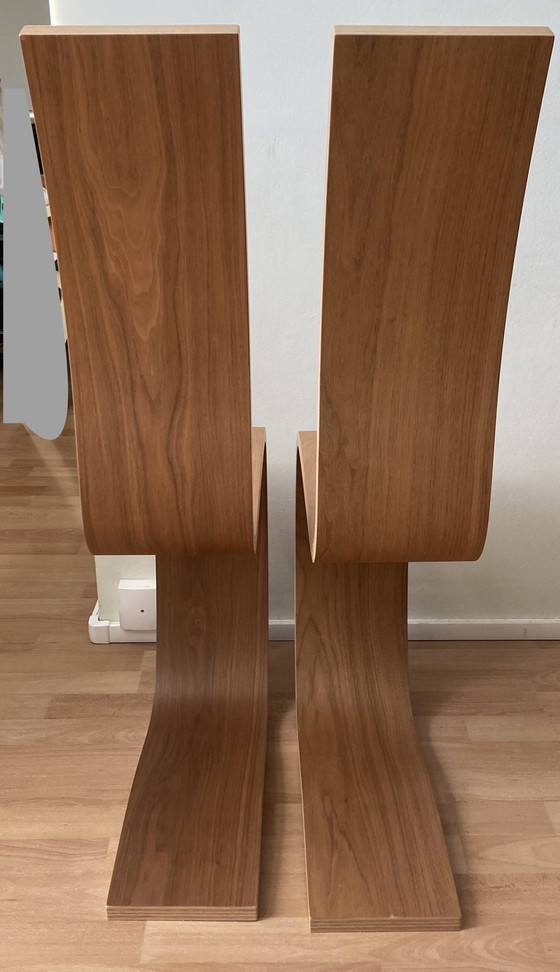 Image 1 of 2 Stühle / Regale Half C Johan Berhin Holz