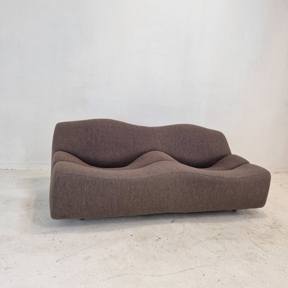 Image 1 of 2-Sitzer-Sofa "ABCD" aus Wolle von Pierre Paulin für Artifort, 1960