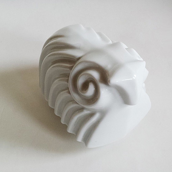 Image 1 of Mid-Century Bighorn Ram Porzellanfigur von Naaman, 1960er Jahre