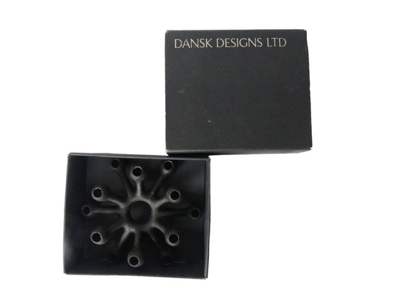 Image 1 of Vintage-Kerzenhalter Gusseisen Jens Quistgaard Dansk Designs Ovp 1955 Wo4U
