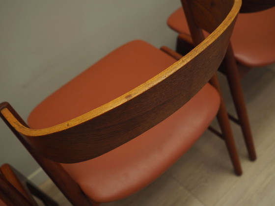 Image 1 of Satz von vier Stühlen aus Teakholz, Dänisches Design, 1970er Jahre, Herstellung: Korup Stolefabrik