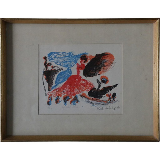 Vintage-Gemälde von Paul Holsby, 1967