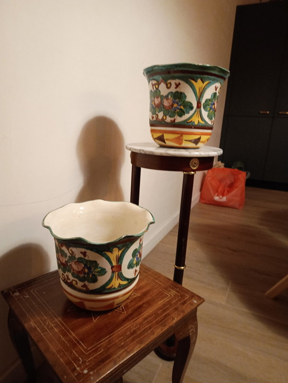 Image 1 of Paar italienische Blumentöpfe