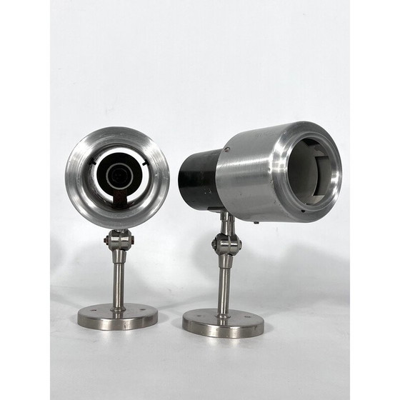 Image 1 of Paar verstellbare Wandlampen aus der Mitte des Jahrhunderts von Stilnovo, Italien 1950er Jahre