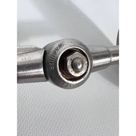 Image 1 of Paar verstellbare Wandlampen aus der Mitte des Jahrhunderts von Stilnovo, Italien 1950er Jahre