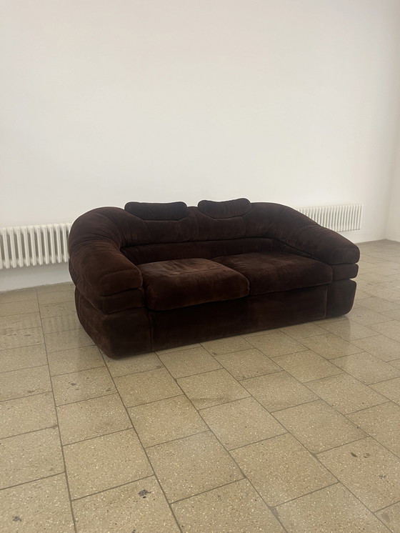 Image 1 of Zanotta Straccio De Pas, D'Urbino & Lomazzi Wildleder Sofa Couch