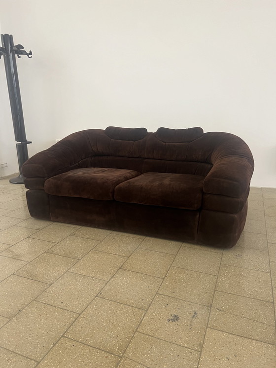 Image 1 of Zanotta Straccio De Pas, D'Urbino & Lomazzi Wildleder Sofa Couch