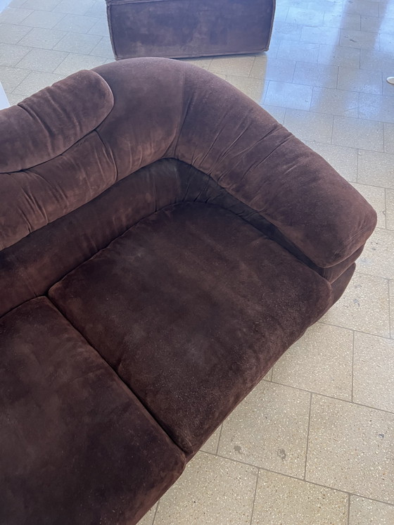 Image 1 of Zanotta Straccio De Pas, D'Urbino & Lomazzi Wildleder Sofa Couch