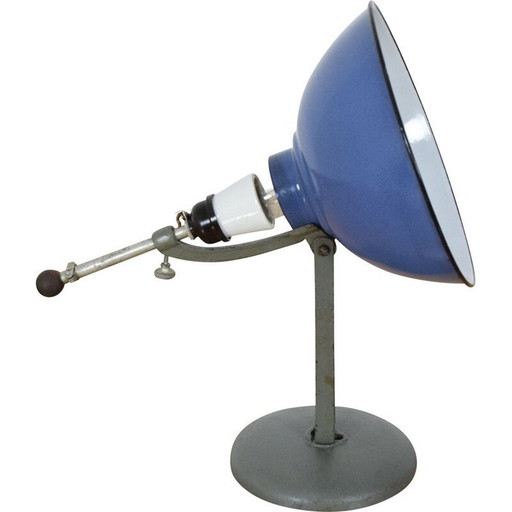 Verstellbare Tischlampe aus lackiertem Metall, Tschechoslowakei 1970