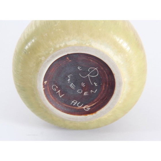 Image 1 of Skandinavische Keramikvase Modell "AUG" von Gunnar Nylund für Rörstrand - 1960er Jahre
