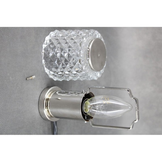 Image 1 of Tischlampe aus Glas von Kamenicky Senov, Tschechoslowakei 1970