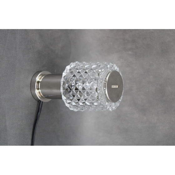 Image 1 of Tischlampe aus Glas von Kamenicky Senov, Tschechoslowakei 1970