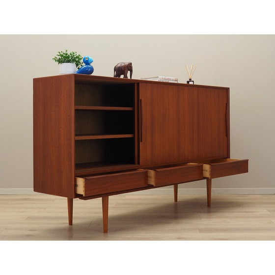 Image 1 of Vintage Teakholz Highboard, Dänemark 1960er Jahre