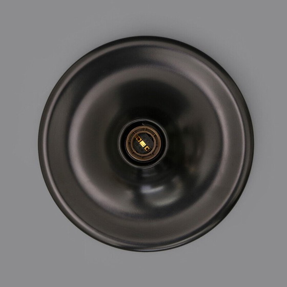 Image 1 of Schwarze Kegel-Wandlampe aus Metall, 1960er Jahre