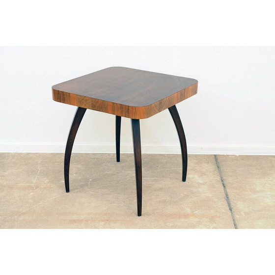 Image 1 of Vintage Spinnentisch H259 aus Nussbaum von Jindřich Halabala, Tschechoslowakei 1950