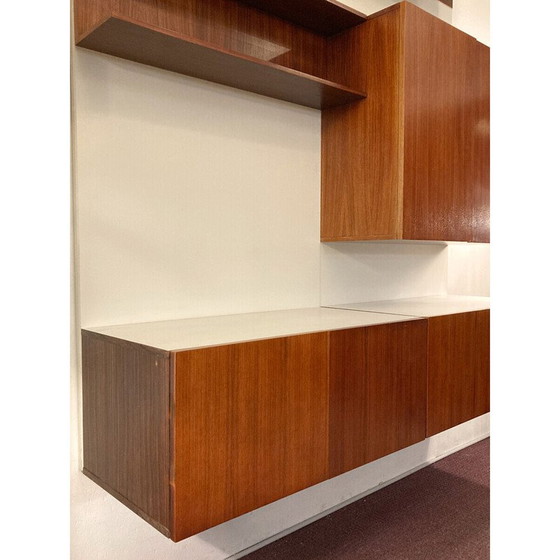 Image 1 of Vintage Schrankwand Holz, Deutschland 1970